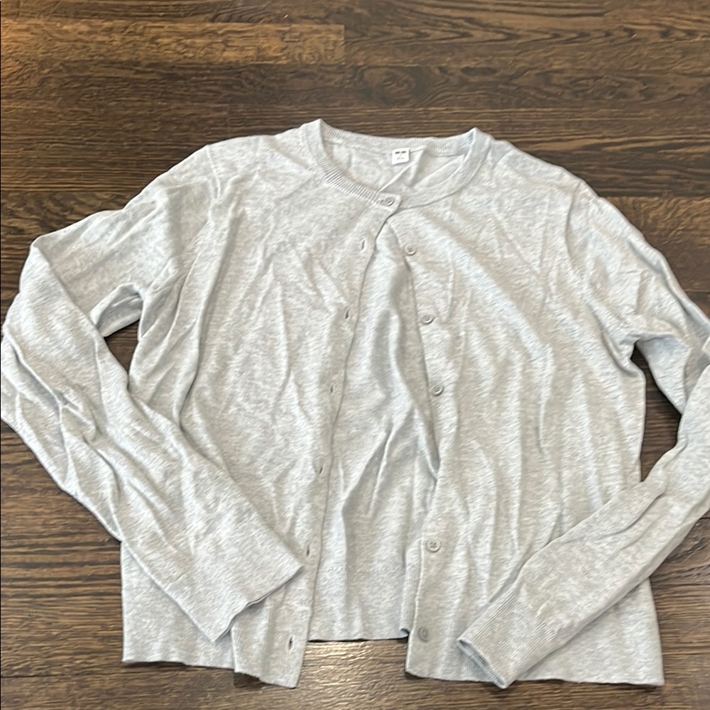 Uniqlo Grey Cardigan